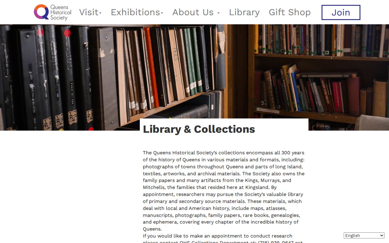 Queens city directory research at Queens Historical Society library collections